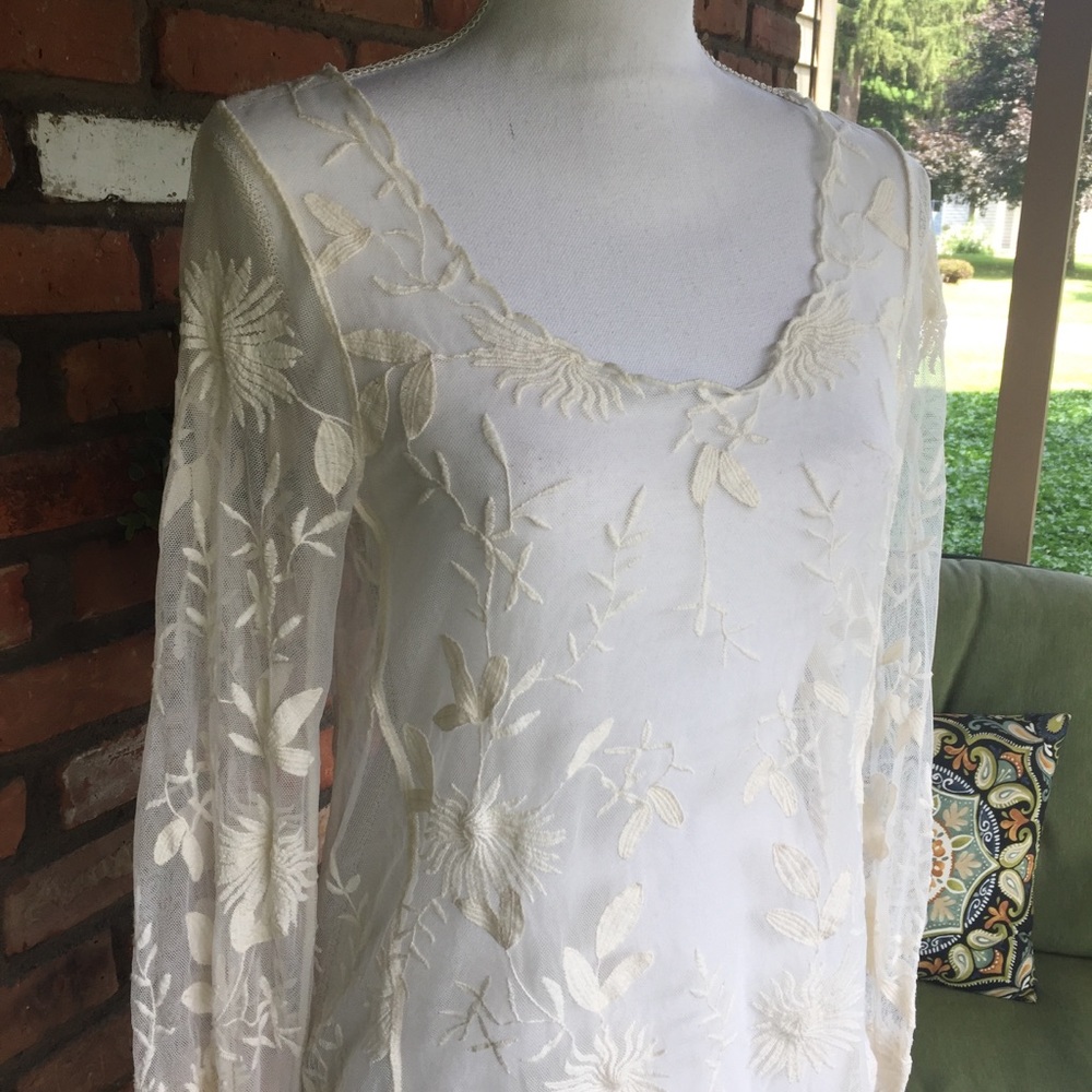 Anthropologie Everleigh Snowblossom Blouse - Picture 3 of 7